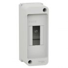 Щиток навесной SE City9 Box 2 модуля без дверцы белый (Easy9 XS) изображение 1