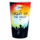 Стакан с LED подсветкой Gauss LCUP Party питание от 3 батареек LR44, объем 450мл. 135x80мм изображение 1