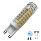 Лампа светодиодная капсула Foton FL-LED G9-SMD 6W 6400K 220V G9 420lm 16х50mm дневной свет изображение 1