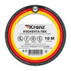 Изолента ПВХ Kranz 15мм х 10м толщина 0,13 зеленая [уп.10шт] изображение 1