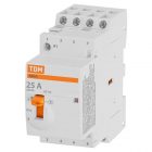 Контактор модульный с ручным управлением TDM КМ63/4-25А 4НО 230В АС 2 модуля изображение 1