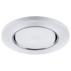 Светильник встраиваемый с белой LED подсветкой Feron CD5020 потолочный GX53 без лампы, белый матовый изображение 1