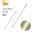 Лента светодиодная Gauss Elementary 5050/60-SMD 14.4W/m 12V DC IP20 теплый белый (упаковка 5м) изображение 1