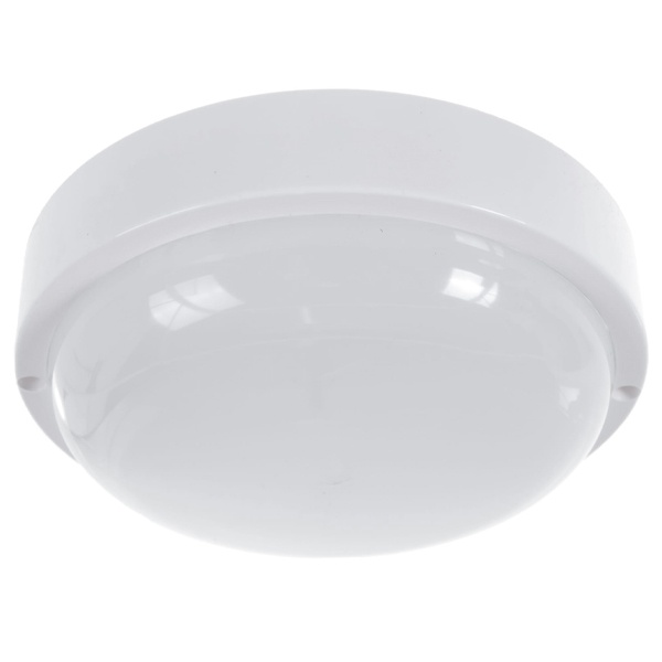 Светильник светодиодный ЖКХ Gauss Elementary D155x52 15W 1500Lm 4000K 230V IP65 круг белый изображение 1