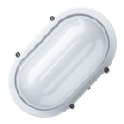 Светильник светодиодный Gauss Solid 12W 4200K 230V 1150Lm IP65 175х110х76 овал белый антивандальный изображение 1