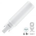 Лампа компактная светодиодная DULUX D 13 LED 6W/840 4000K 220V EM G24D-1 (ЭмПРА-220V) Osram изображение 1
