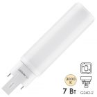 Лампа компактная светодиодная Osram DULUX D 18 LED 7W/830 3000K 220V EM G24D-2 (ЭмПРА-220V) изображение 1