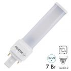 Лампа компактная светодиодная DULUX D 18 LED 7W/840 4000K 220V EM G24D-2 (ЭмПРА-220V) Osram изображение 1