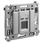 4404303 USB 3.0 розетка одинарная в стену DKC Avanti, тип А-А, закаленная сталь изображение 1