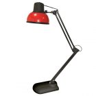 Светильник настольный Бета К+ ННБ37-60-160 под лампу ЛОН/LED max 60W 220V Е27, на подставке, красный изображение 1