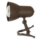 Светильник настольный Надежда 1-мини НДБ37-40-016 под лампу ЛОН/LED max 40W 220V Е27, клипса шоколад изображение 1