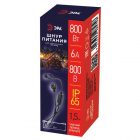 Шнур питания ЭРА ERAPS-K800 для гирлянд IP65 800W 6А каучук черный изображение 1