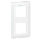 Рамка Legrand Mosaic 2х2 модуля вертикальная антимикробная New изображение 1