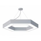Светильник светодиодный Geometria ЭРА Hexagon SPO-124-W-40K-051 51W 4000K 3900Lm IP40 800x800x80 изображение 1