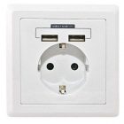 Блок мультифункциональный TDM Сенеж 2 2П+3 16А 250В + 2 USB-порта для зарядки 5В 2,1А белый изображение 1