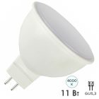 Лампа светодиодная ЭРА LED RED LINE MR16-11W-840-GU5.3 4000K 220V холодный свет изображение 1