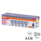 Лампа светодиодная Osram LED PARATHOM PAR16 50 4,5W/940 36° DIM 230V GU10 (упаковка 5 шт.) изображение 1