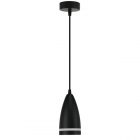 Светильник потолочный на подвесе Feron HL3648 под лампу GX53 max 15W 230V черный IP20 D85*H160 изображение 1