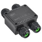 Коробка распределительная ИЭК WTP-403 4 ввода герметичная 123х82х42 мм IP68 изображение 1