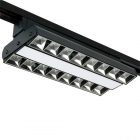 Трековый светодиодный светильник JazzWay PTR 2260R 1F2S 60W 3000K 60°,120°,60° BL черный 280mm IP40 изображение 1