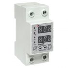Реле напряжения и тока с дисплеем EKF RVb 40A 1НО 230-300В 50Гц EKF изображение 1