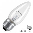 Лампа накаливания свеча ДС 40W 230V E27 прозрачная (8109003) изображение 1