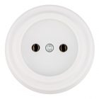 Накладная розетка TDM Виви 2П 10А 250В белая изображение 1