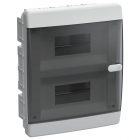 Щит встраиваемый ИЭК UNION Compact ЩРВ-П-18 (2х9)м прозрачная дверь IP41 изображение 1