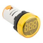 Индикатор значения напряжения EKF PROxima ED16-22VD 70-500В АС IP54 желтый изображение 1