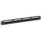 Патч-панель EKF Teracom PRO 19'' Cat.5E 1U неэкранированная UTP 24 порта RJ-45 Dual IDC изображение 1