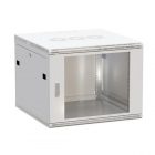 Шкаф настенный EKF 19 TERACOM PRO 6U 600х600 мм дверь стеклянная с замком-ручкой серый изображение 1