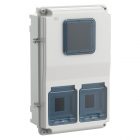 Корпус пластиковый влагозащищенный ИЭК KREPTA 5 ЩУРн-П 3/10 на 3-х фазный счетчик и 10 модулей IP66 изображение 1