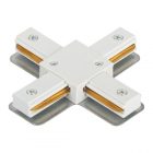 Коннектор ЭРА TR-1PA-СX-WH X-образный для однофазного шинопровода белый изображение 1