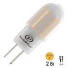 Лампа светодиодная Русский Свет RS LED C 2W 2700K 220V G4 200Lm теплый свет изображение 1