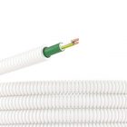 Гофра ПЛЛ DKC 20мм без галогенов белая с кабелем ППГнг(А)-HF 3x2,5 РЭК ГОСТ (50м) изображение 1