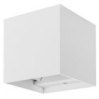 Светильник светодиодный уличный настенный Кватро 2x3W 4000K H100mm алюминий/белый вверх/вниз IP65 изображение 1