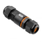 Кабельный коннектор TDM I-образный 3-х контактный IP68 черный изображение 1