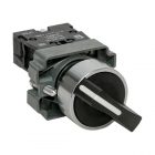 Переключатель в сборе EKF BD21 22мм 2 фиксированных положения 1NO короткая ручка IP65 изображение 1