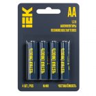 Аккумулятор ИЭК GREEN Ni-MH AA HR6 2700мАч Никель-металлогидридный (пальчиковый) (упаковка 4шт) изображение 1
