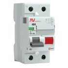 Устройство защитного отключения УЗО EKF AVERES DV 2P 40А 300мА (электромеханическое) АС (ВДТ) изображение 1