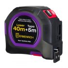Рулетка с лазерным дальномером Ermenrich Reel SLR545 PRO, длина 5м, лазер до 40м, фиолетовый изображение 1