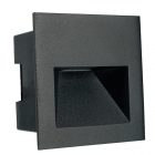 Светильник встраиваемый светодиодный LN013-1 3W 4000K 110-265V IP65 черный для подсветки ступеней изображение 1