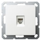 Интернет-розетка RJ45 Jasmart G категория 5, белый глянцевый изображение 1