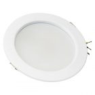 Светильник светодиодный ИЭК LED ДВО 1612 9Вт 4200K 620Lm IP20 круг белый d90/D118x35mm изображение 1