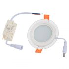 Светильник светодиодный ИЭК LED ДВО 1620 6Вт 4200K 480Lm IP20 со стеклом круг d75/D96x37mm изображение 1