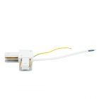 Коннектор Feron LD1021С угловой для шинопровода с проводом, белый, для CAB1007 изображение 1