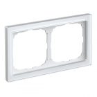Рамка Systeme Electric ArtGallery Pure 2 поста органическое стекло, белый изображение 1