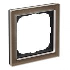 Рамка Systeme Electric ArtGallery Pure 1 пост органическое стекло, мокко изображение 1