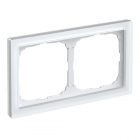 Рамка Systeme Electric ArtGallery Pure 2 поста органическое стекло, белый изображение 1