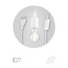 Светильник для растений ЭРА Holder E27 5 м с проводом и выключателем для фитоламп с цоколем Е27 изображение 1